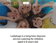 Tablet Screenshot of ladybugsdaycare.com.au